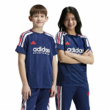Unisex Short Sleeve T-Shirt Adidas Tiro Nations Pack Blue