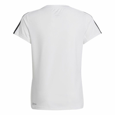 Unisex Short Sleeve T-Shirt Adidas Training Essentials 3S White