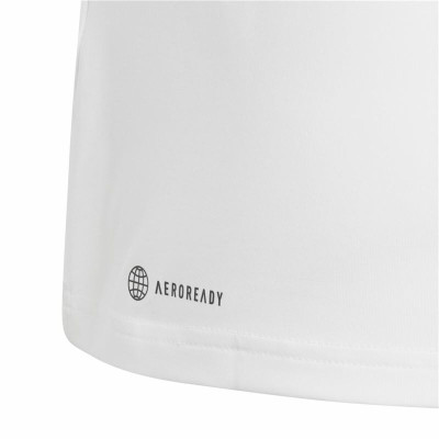 Unisex Short Sleeve T-Shirt Adidas Training Essentials 3S White