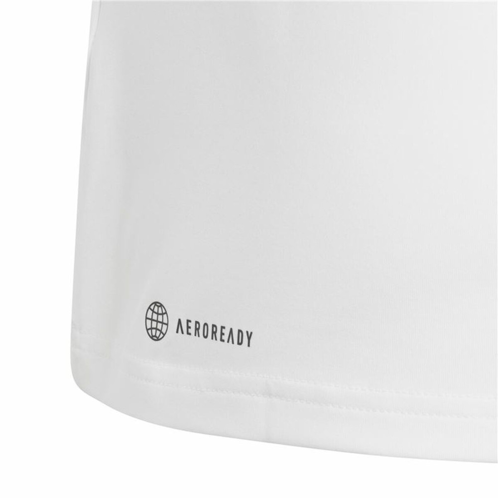 Unisex Short Sleeve T-Shirt Adidas Training Essentials 3S White