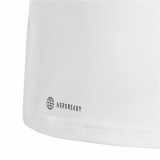 Unisex Short Sleeve T-Shirt Adidas Training Essentials 3S White