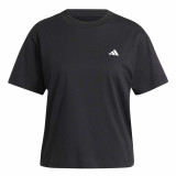 Women’s Short Sleeve T-Shirt Adidas Essentials Black