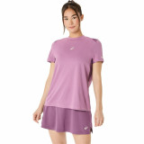Men’s Short Sleeve T-Shirt Asics Padel Court Ss Top Purple Violet