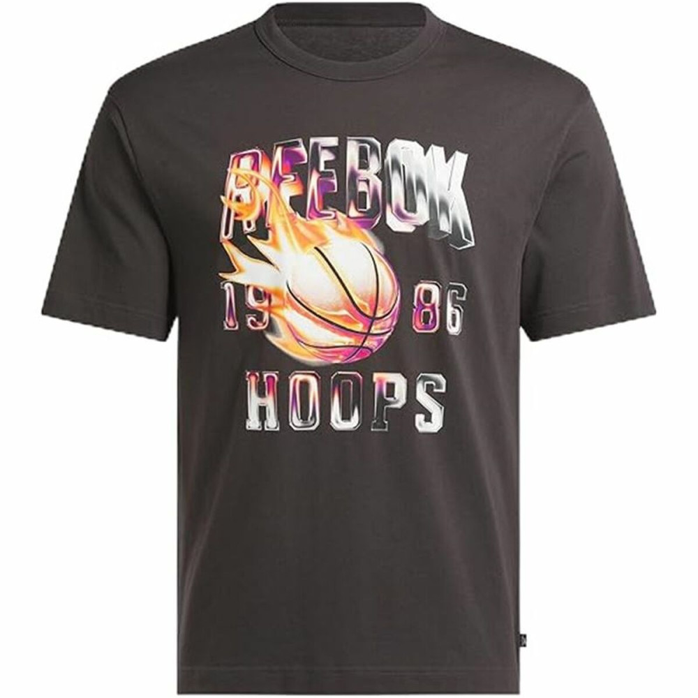 Men’s Short Sleeve T-Shirt Reebok Gs Basketball On Fir Black