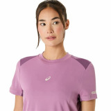 Men’s Short Sleeve T-Shirt Asics Padel Court Ss Top Purple Violet