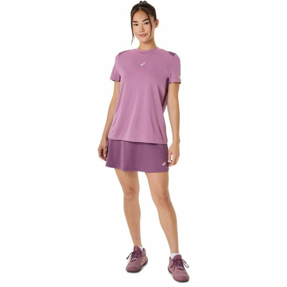 Men’s Short Sleeve T-Shirt Asics Padel Court Ss Top Purple Violet