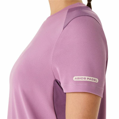 Men’s Short Sleeve T-Shirt Asics Padel Court Ss Top Purple Violet