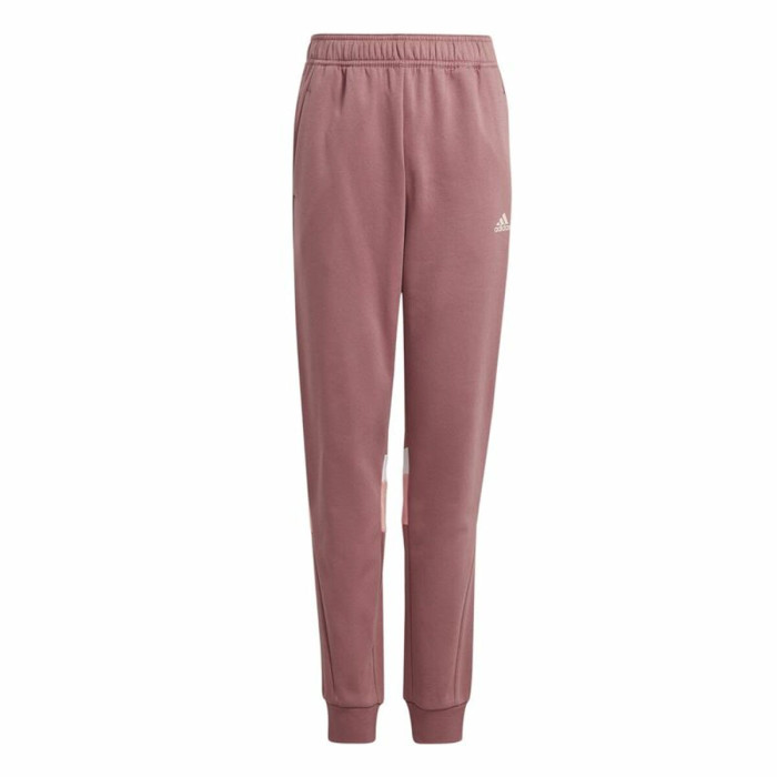 Long Sports Trousers Adidas Tiberio 3-Stripes Colorblock Pink