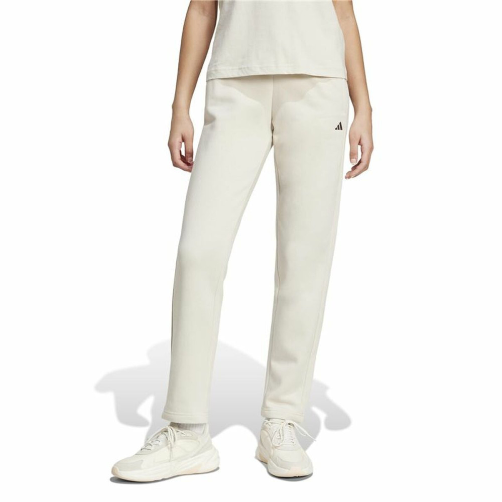 Long Sports Trousers Adidas Essentials White Lady