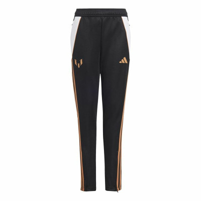 Long Sports Trousers Adidas Messi Infantil Black