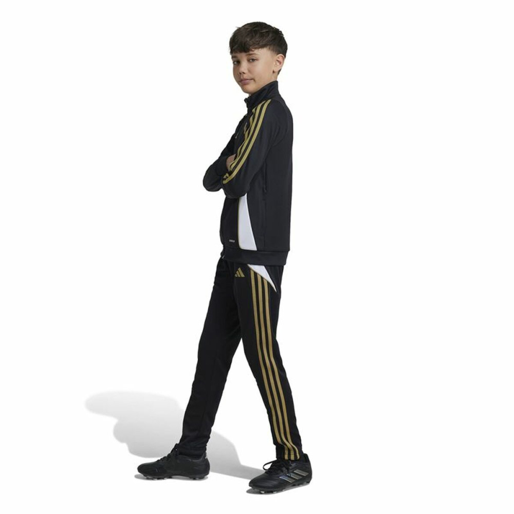 Long Sports Trousers Adidas Messi Infantil Black