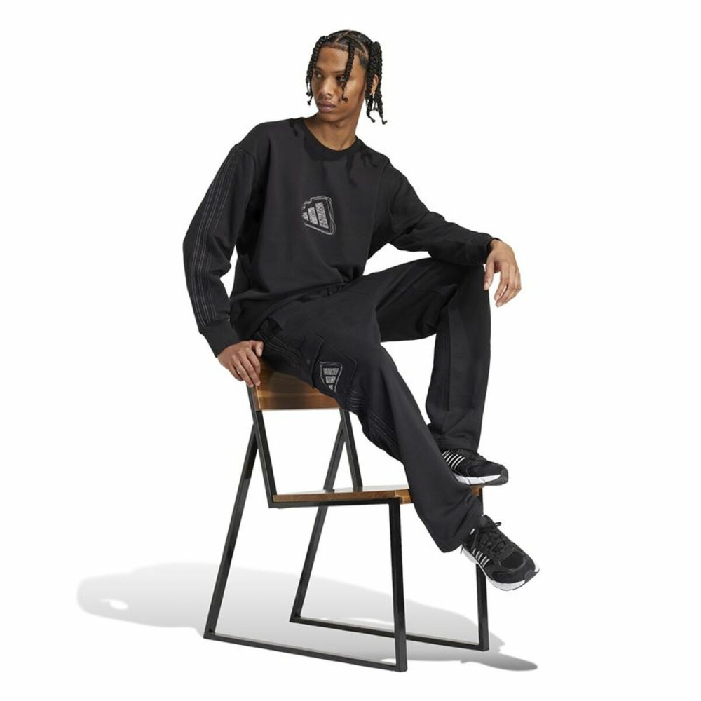 Children’s Sports Shorts Adidas Graphic Seasonal Black