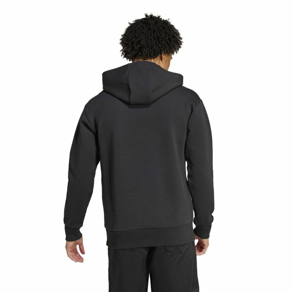 Men’s Hoodie Adidas Jamaica Seasonal Doubleknit Black