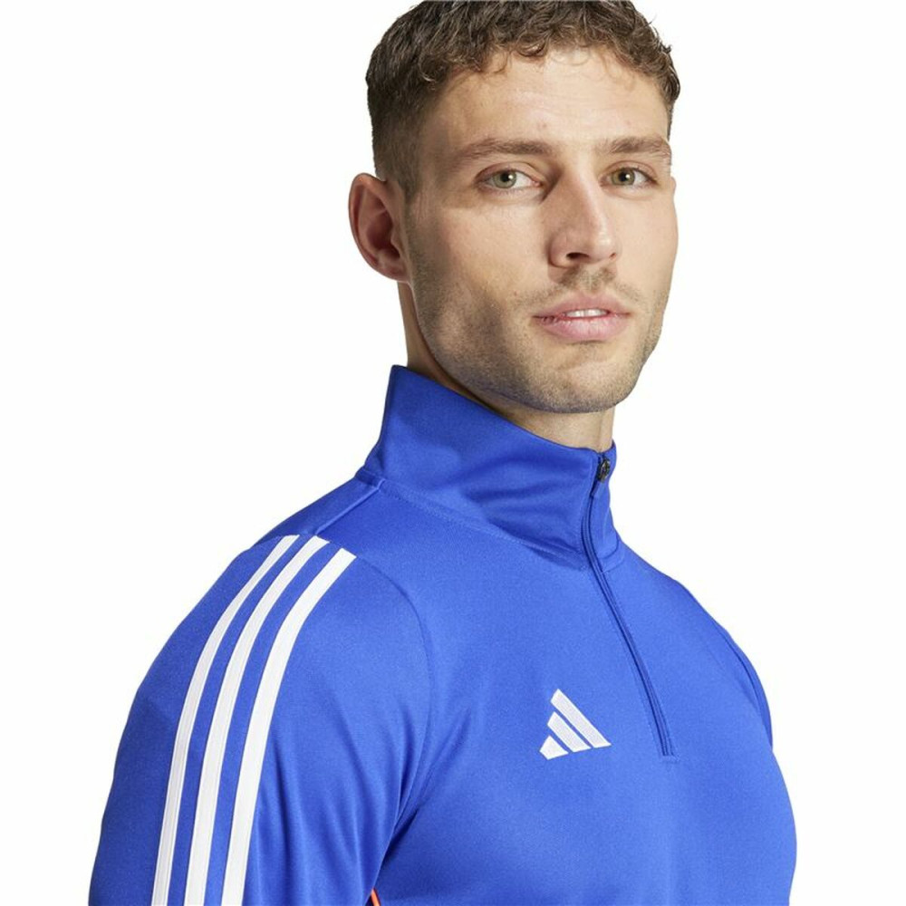 Sweatshirt without Hood Adidas Tiro24 Training Blue