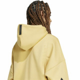 Women's Sports Jacket Adidas Z.N.E. Yellow