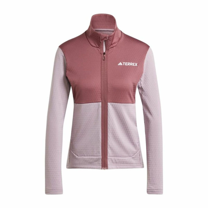 Women's Sports Jacket Adidas Terrex Multi Light Fleece Pink