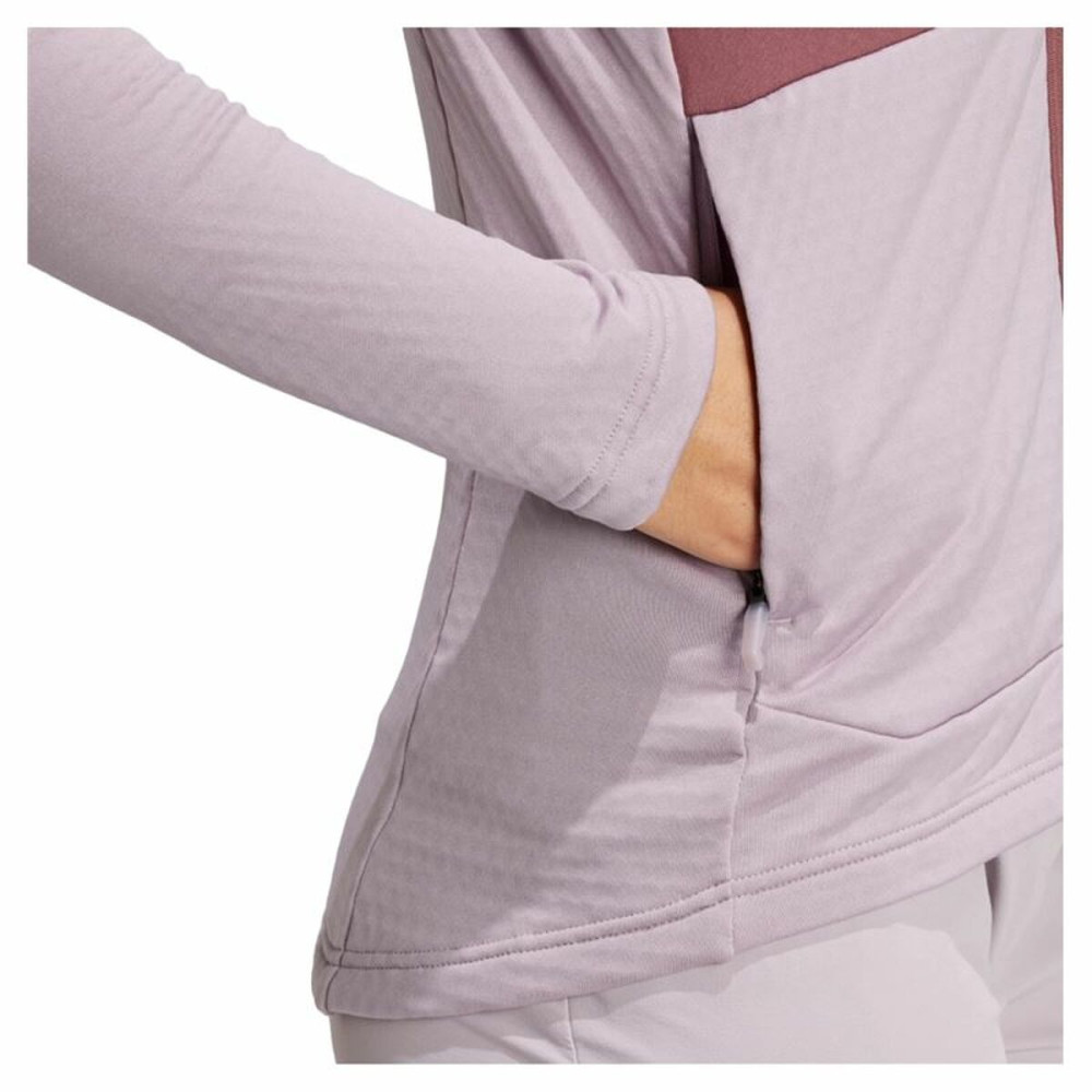 Women's Sports Jacket Adidas Terrex Multi Light Fleece Pink