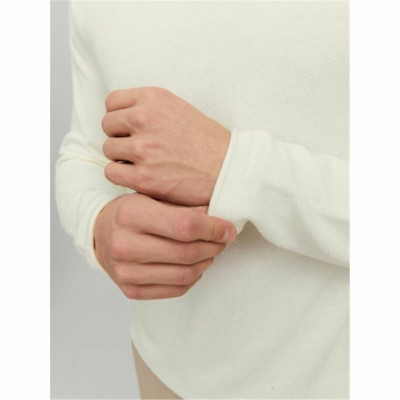 Men’s Sweatshirt without Hood Jack & Jones ehill Knit Cloud Dancer