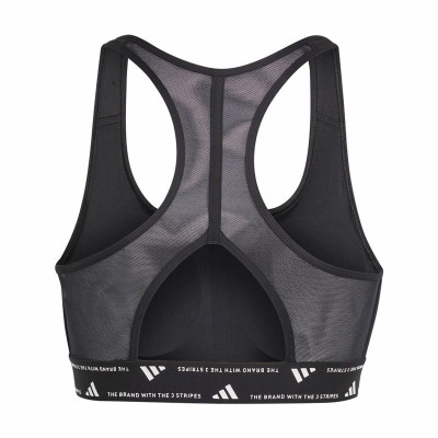 Sports Bra Adidas Essentials Powereact Mid Black