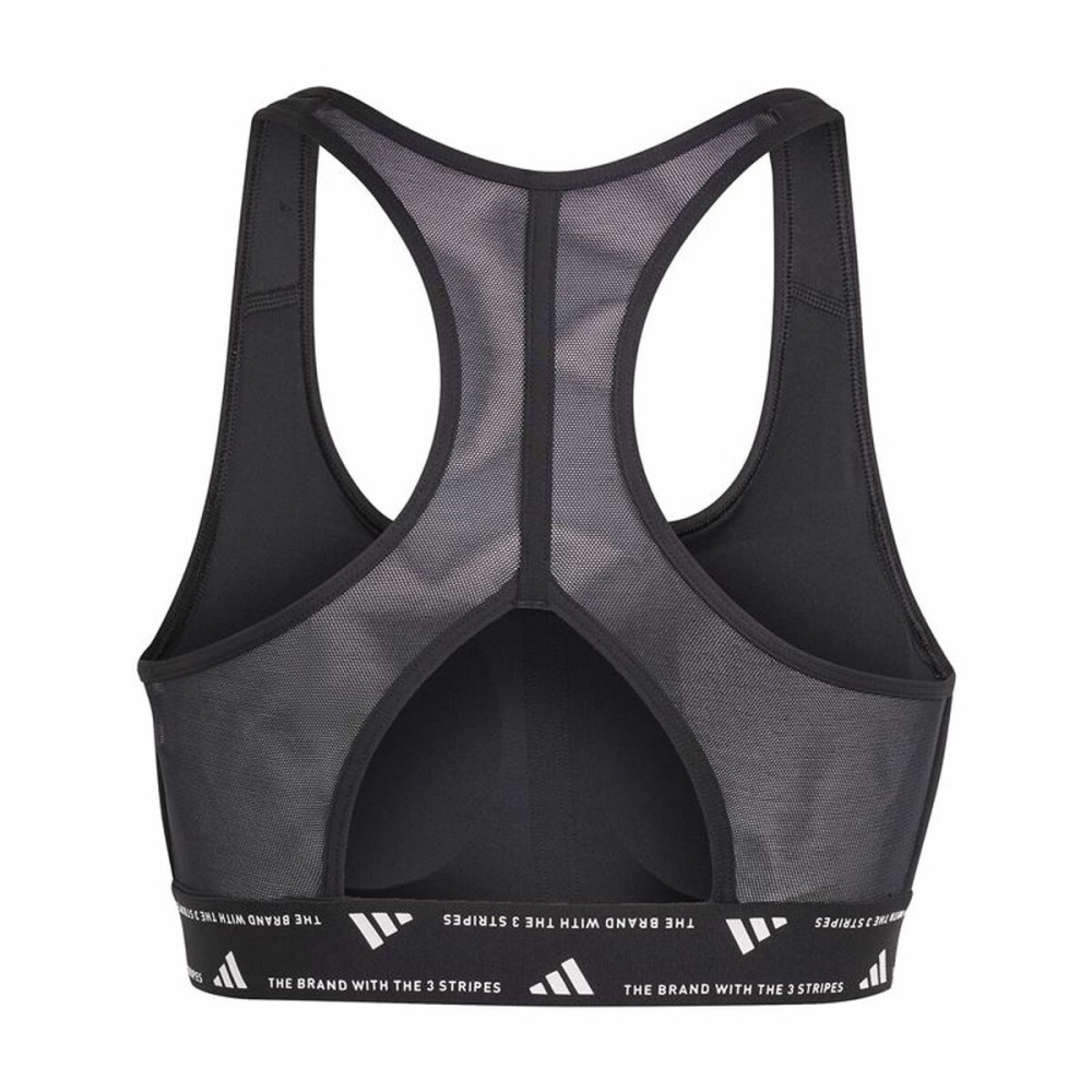Sports Bra Adidas Essentials Powereact Mid Black