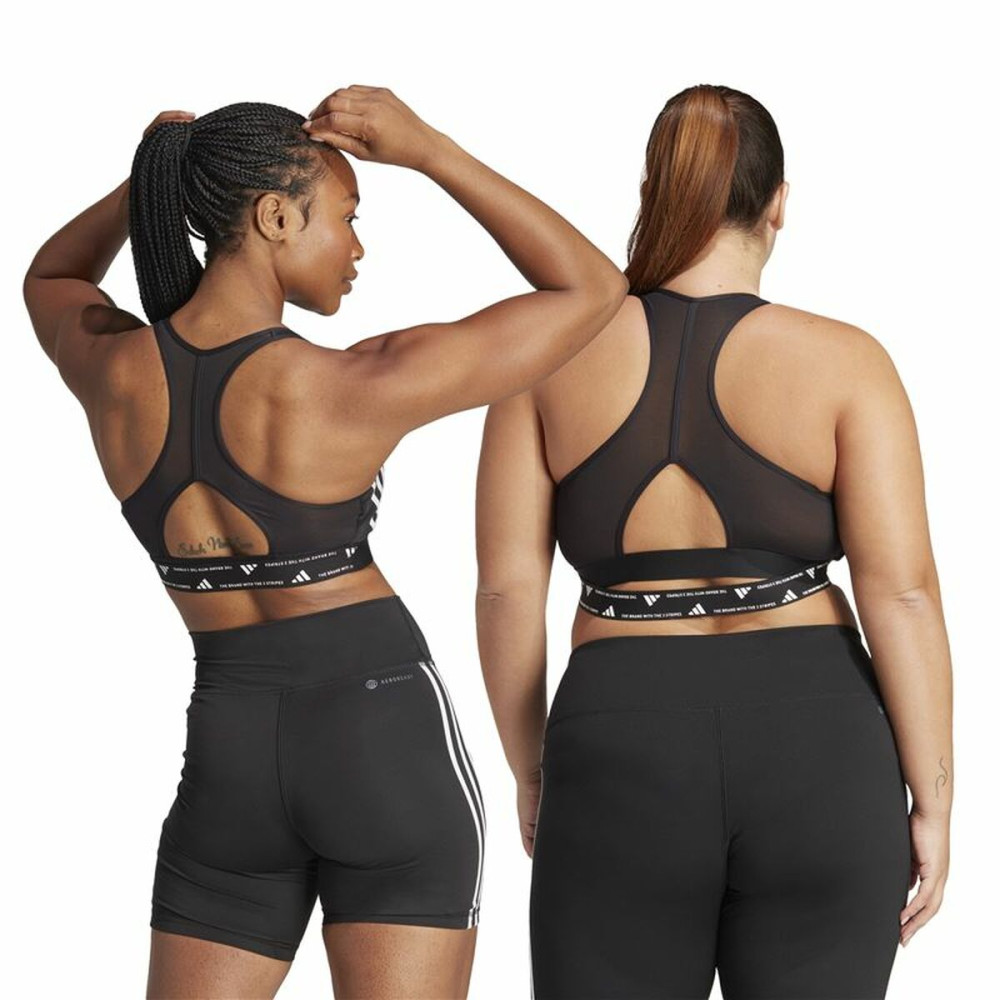 Sports Bra Adidas Essentials Powereact Mid Black