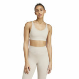 Sports Bra Adidas All Me Essentials Medium Beige