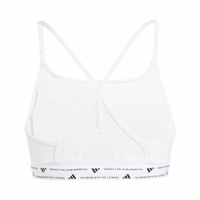 Sports Bra Adidas Essentials Aeroreact 3 White