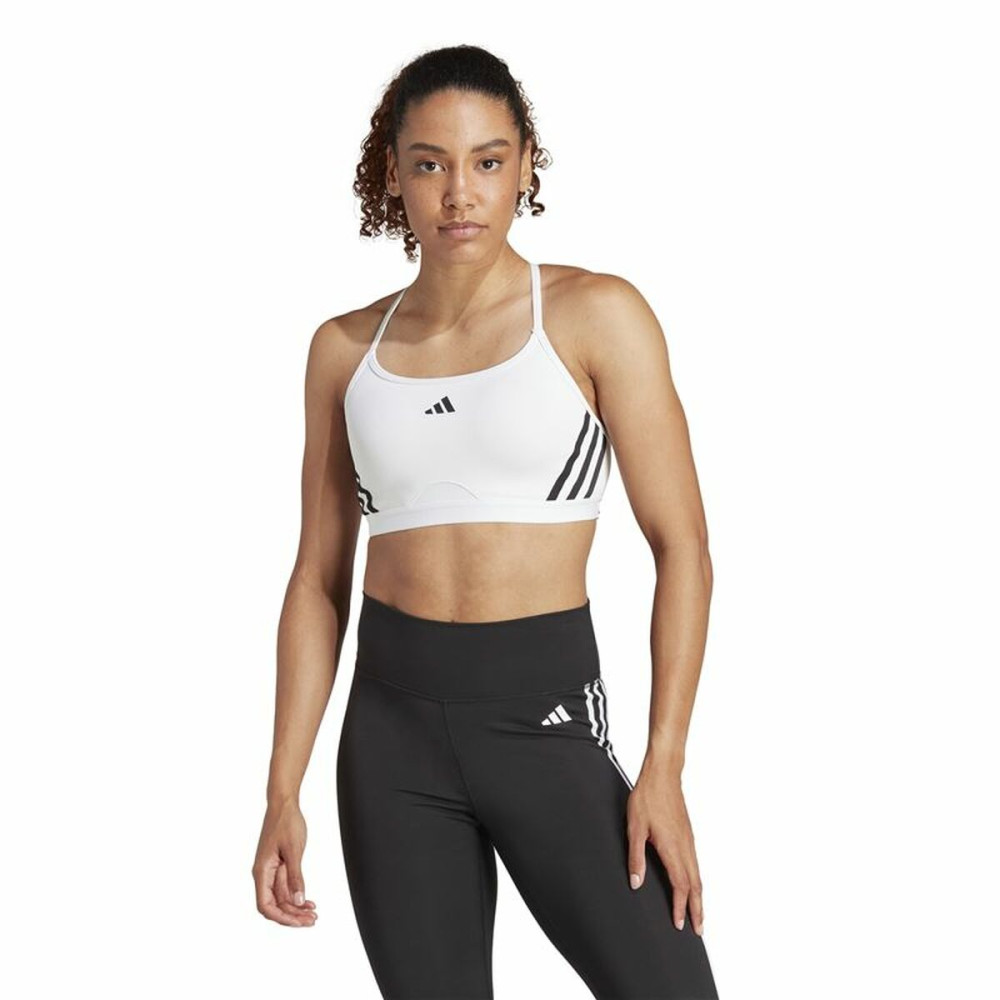 Sports Bra Adidas Essentials Aeroreact 3 White