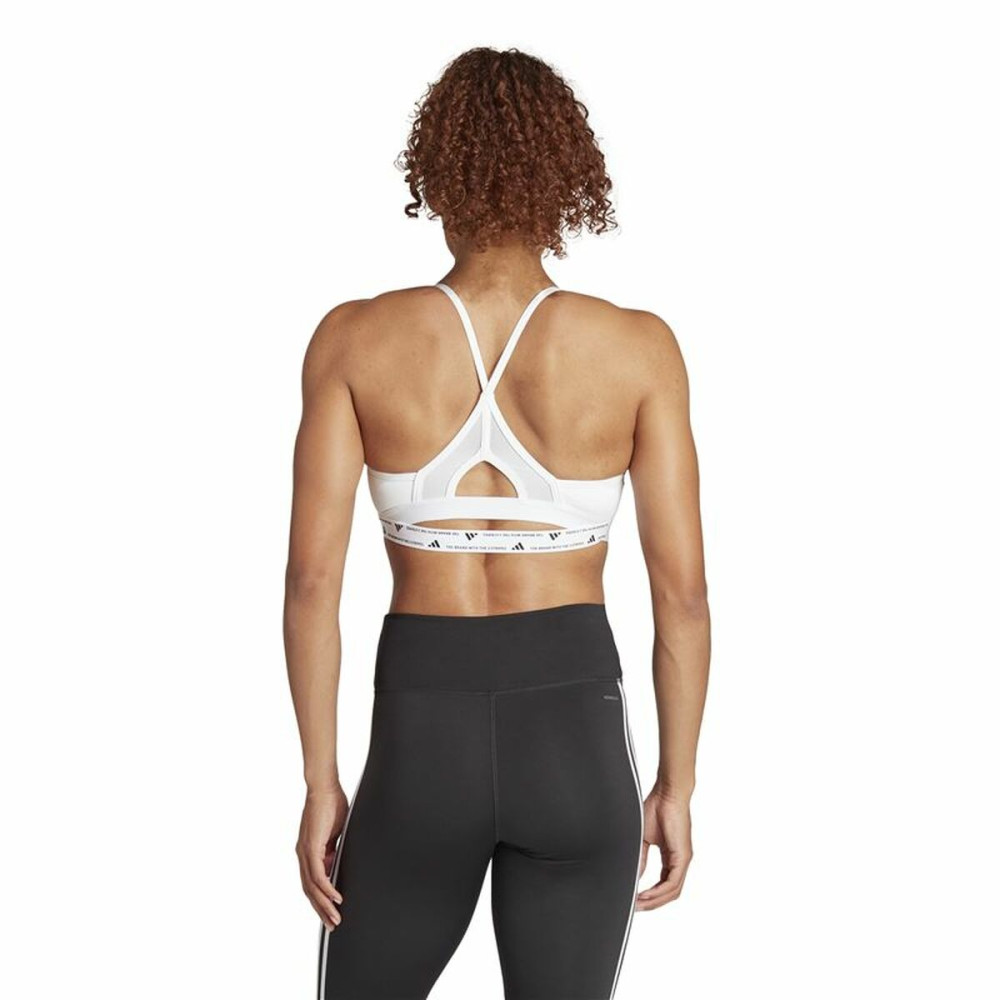 Sports Bra Adidas Essentials Aeroreact 3 White