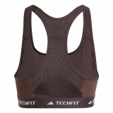 Sports Bra Adidas Techfit Medium Brown