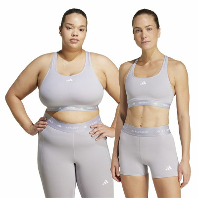 Sports Bra Adidas Techfit Grey