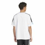Men’s Short Sleeve T-Shirt Adidas Tiro Nations White