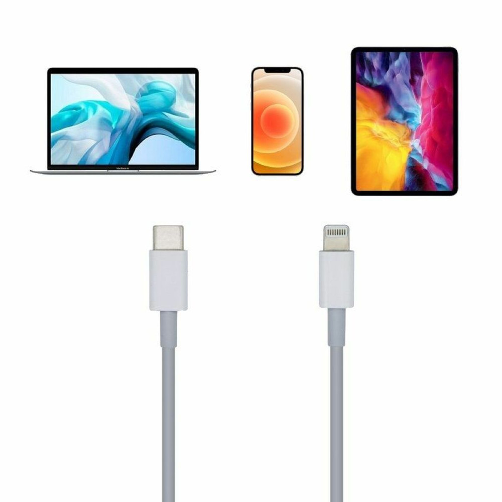 Lightning Cable Aisens A102-0441 White 20 cm