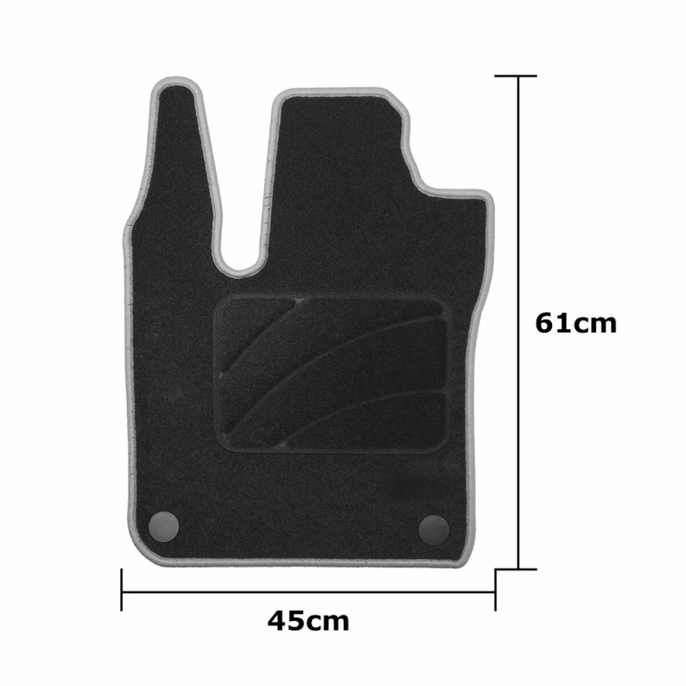 Car Floor Mat Set OCC Motorsport OCCRT0048YE RENAULT TWINGO 5 Pieces