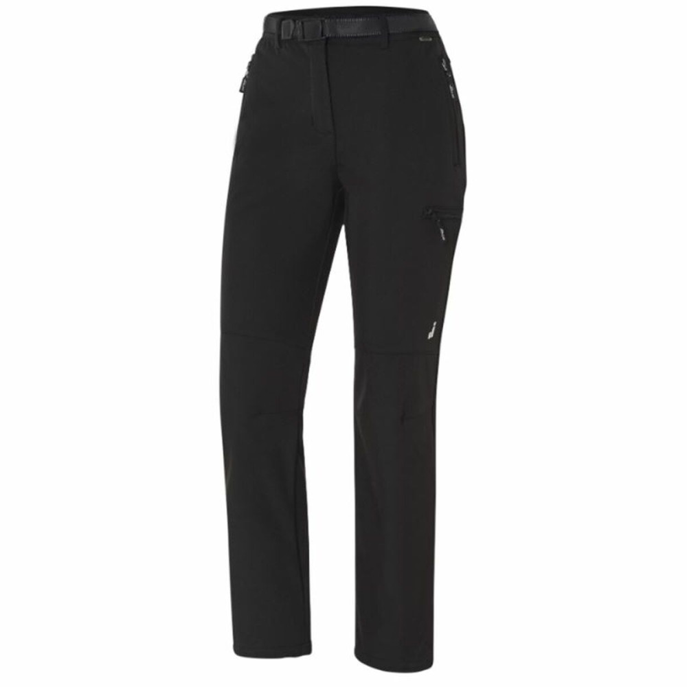 Long Sports Trousers Joluvi Soft-Tech Black Unisex