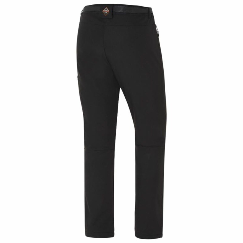 Long Sports Trousers Joluvi Soft-Tech Black Unisex