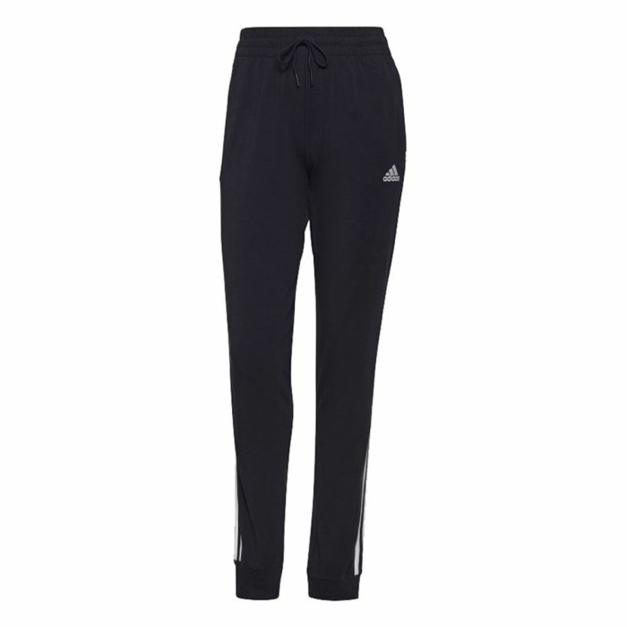 Long Sports Trousers Adidas Essentials 3 Bandas W Navy Blue Lady