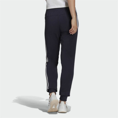 Long Sports Trousers Adidas Essentials 3 Bandas W Navy Blue Lady