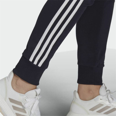 Long Sports Trousers Adidas Essentials 3 Bandas W Navy Blue Lady