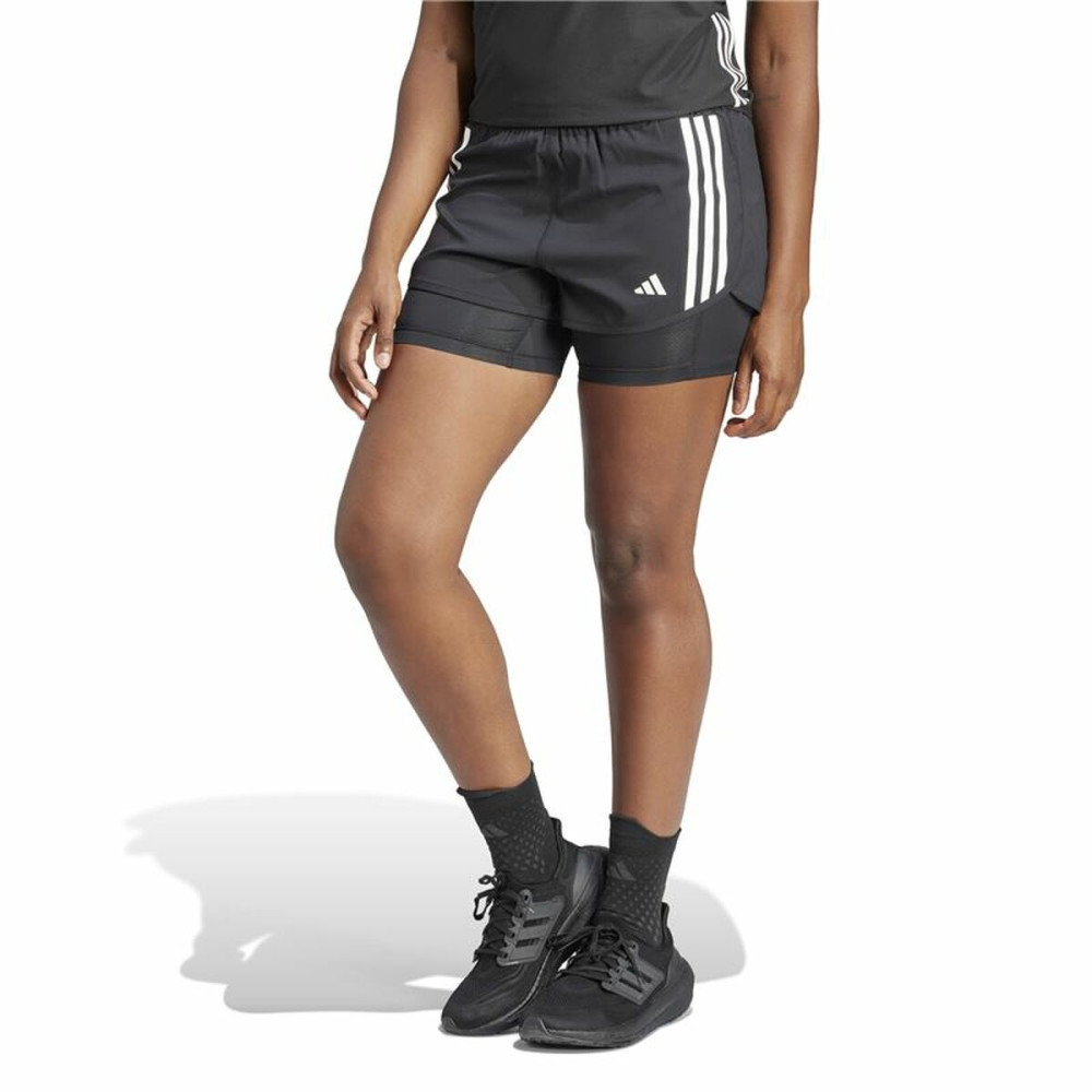 Sports Shorts for Women Adidas Own the run 3S 2In1