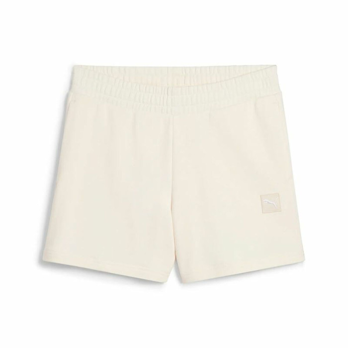 Sports Shorts for Women Puma Essentials Elevatedd-Ris White Natural
