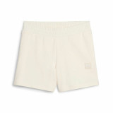 Sports Shorts for Women Puma Essentials Elevatedd-Ris White Natural