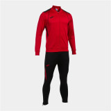 Tracksuit for Adults Joma Sport Championship VII Black Red Children's Men