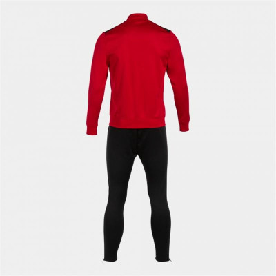 Tracksuit for Adults Joma Sport Championship VII Black Red Children's Men