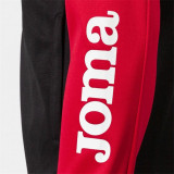Tracksuit for Adults Joma Sport Eco Championship Black Red Children's Men