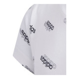Child's Short Sleeve T-Shirt Adidas Sportswear White