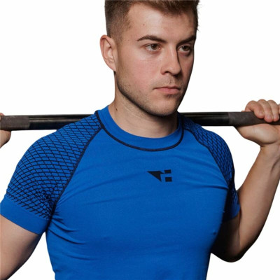 Men’s Short Sleeve T-Shirt Hanker Kampo Blue