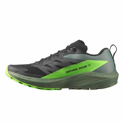 Running Shoes for Adults Salomon Sense Ride 5 Lime green