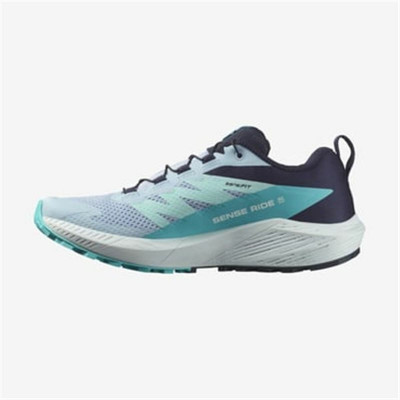 Running Shoes for Adults Salomon Sense Ride 5 Light Blue