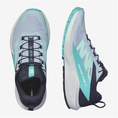 Running Shoes for Adults Salomon Sense Ride 5 Light Blue